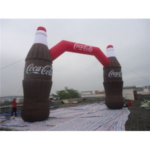 Buy cheap Coca Cola Bottle Shape Inflatable Arches For Advertising / Inflatable Entrance Arch from wholesalers