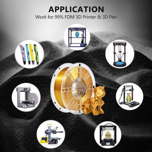 Buy cheap FDM Forming Technology 1.75mm Silk Gold PLA+ Filament 3d Printing Filament from wholesalers