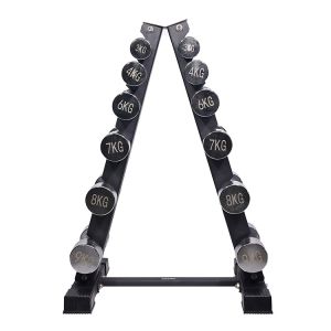 Buy cheap Training Bodybuilding Steel Metal Dumbbell Rack Multifunctional Foldable from wholesalers