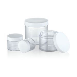 5g 10g 15g 20g Volume Colorful Lids Cosmetic Cream Jar with Design and PS Cap