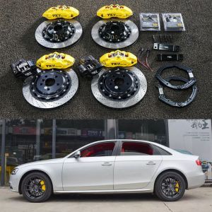 Buy cheap BBK Audi Big Brake Kit For A4 B8 18 Inch Car Rim Front 6 And Rear 4 Piston Caliper To Keep The EBP Function from wholesalers