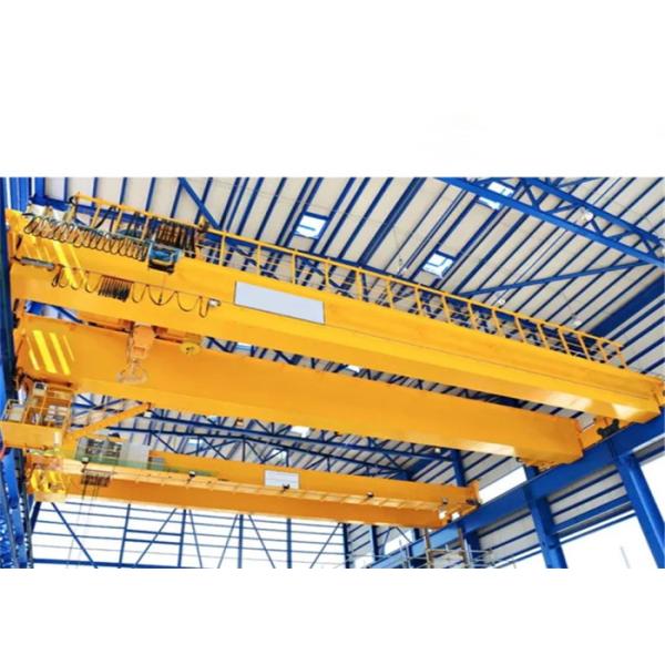 Buy cheap 20t Double Girder Overhead Crane with 20m Span in Yellow A5 working duty from wholesalers
