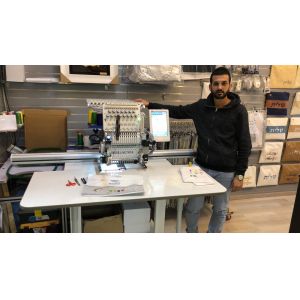 Buy cheap HOLiAUMA 360*1200mm big area embroidery machine single head tajima barudan type embroidery machine with cheap price for from wholesalers