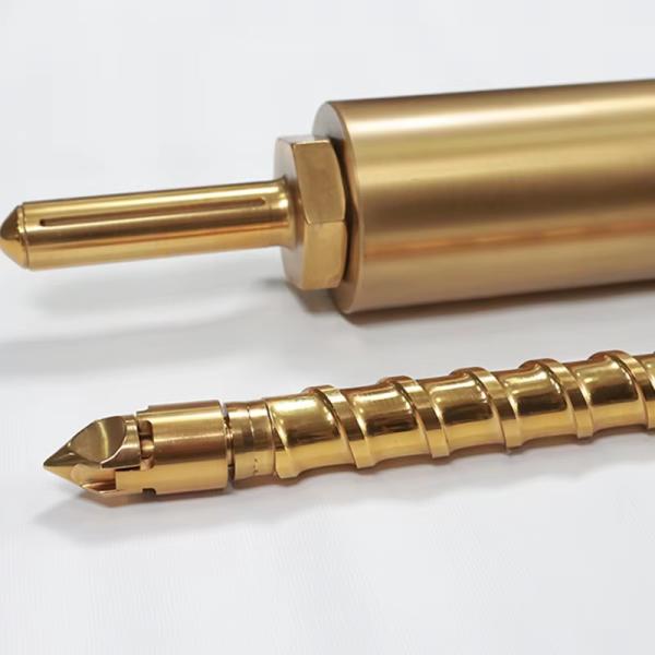 2024 OEM Custom Stainless Steel Alloy Single Twin Extruder Screw Barrel Reciprocating Injection Lead Feed Screw Auger Nitride