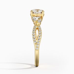 Luxe Willow Diamond Engagement Ring (1/4 Ct. Tw.) With 0.75 Carat Round Diamond
