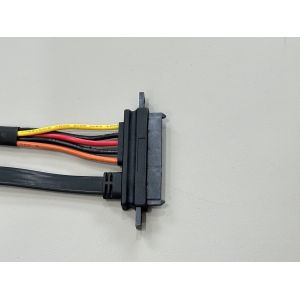 Buy cheap SATA 7+15 pin data power connector cable, flat ribbon wire harness to 22-pin PCB board connector for electronic HDD SSD server storage signal transmission customization from wholesalers