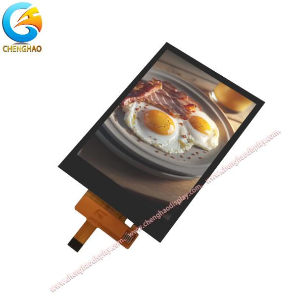 Quality 240x320 ips tft lcd display 3.2 Inch 10Pins SPI Interface with Black Glass Cover for sale