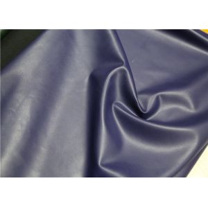 Buy cheap Custom Polyurethane Synthetic Leather Dark Blue Anti - Mildew Eco - Friendly from wholesalers