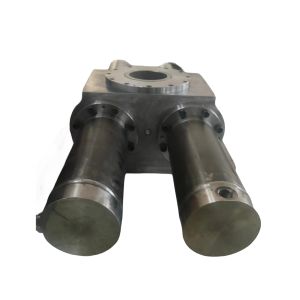 Double Rack Swing Hydraulic Cylinder 25MPa 80mm Stroke