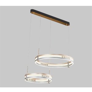 Art Modern Minimalist Waltz Chandelier 3000K/4000K/5700K+3000K
