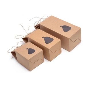Buy cheap Custom Made Stand Up Kraft Cardboard Boxes For Retail Store 10*10*15cm Size from wholesalers