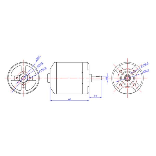 50mm outer Rotor brushless motor