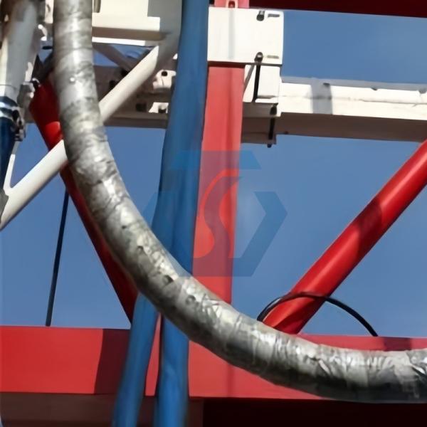 Buckle Flange High Pressure Hose Wire Winding Hydraulic Oil Pipe Oil Field High Pressure Water Supply Pipeline 2 Inch 3 Inch 4 Inch