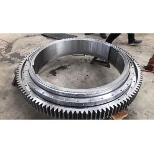 Buy cheap Slewing ring bearing with out gear , inner gear and cross roller three row slewing ring from wholesalers
