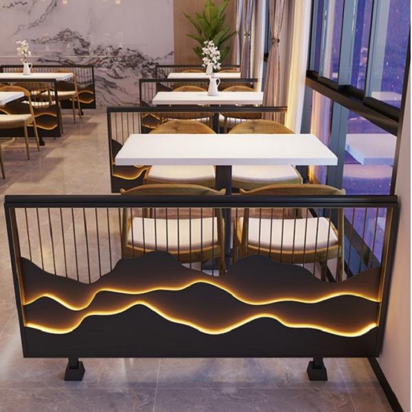 Customized Decor Restaurant Laser Cut Wall Partition Metal Screens Room Dividers