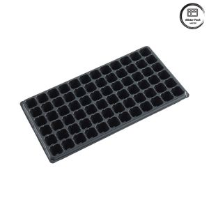 Buy cheap Black PS Garden Tree Planting Seedling Tray, 50-Cell Degradable Germination Tray for Nursery Use from wholesalers