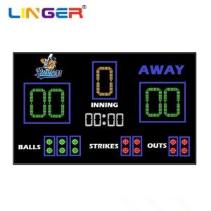 High Protection Level LED Baseball Scoreboard With Easy Installation And Easy