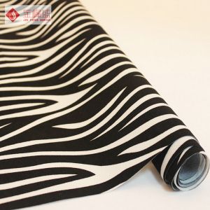 Buy cheap Plain Striped Velvet Upholstery Fabric Flocking Polyester Non Woven from wholesalers