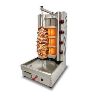 Buy cheap High Power Grill Meat Fast and Efficiently with 4 Burner Gas Chicken Shawarma Machine from wholesalers