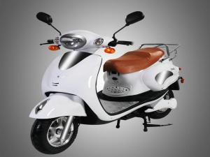 Buy cheap EEC Electric Moped Scooter With Pedals , Lithium Battery Motorised Scooter Piaggio Vespa product