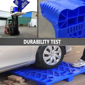 Buy cheap Heavy Duty Double Sides Euro Large HDPE Plastic Pallet Stackable Reversible from wholesalers