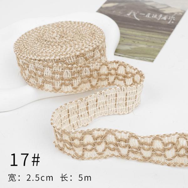 Christmas Brown Burlap Ribbon 5mm-45mm Wired Burlap Ribbon