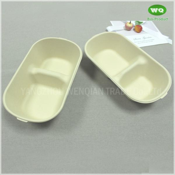Buy cheap 850ml 2-Components 100% Compostable Hot Food Container-Wholesale Packaging Lunch Boxes Disposable Plastic Food Container from wholesalers