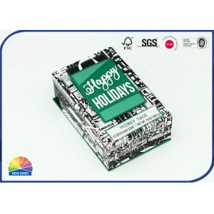 Buy cheap Holiday Present Package Hinged Lid Cardboard Paper Customized Box from wholesalers