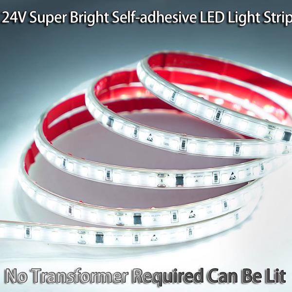 Self-Adhesive LED Light Strip Soft Cabinet Display Linear Patch Transformer-Free