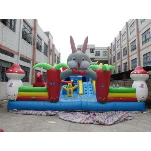 Buy cheap Cartoon 0.55mm PVC Tarpaulin Inflatable Fun City from wholesalers