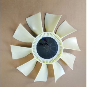 China Rubber Excavator Engine Parts Cooling Fan Blade HYUNDAI R130 on sale