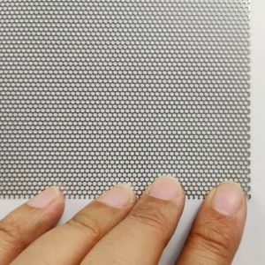 Stainless Steel 304 0.5 Mm Perforated Sheet Micro Round Hole Metal Grill Filter