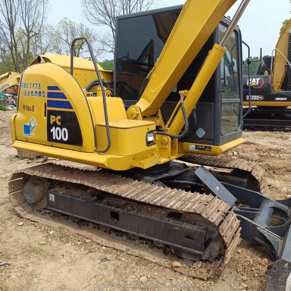 Shanghai Used Excavator Komatsu PC100 Digger Machine 10 Ton Operating Weight for Your