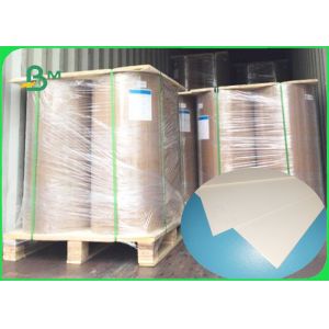 Buy cheap 30 - 300gsm 100% Wood Pulp Folding Resistance White Kraft Paper In Roll from wholesalers