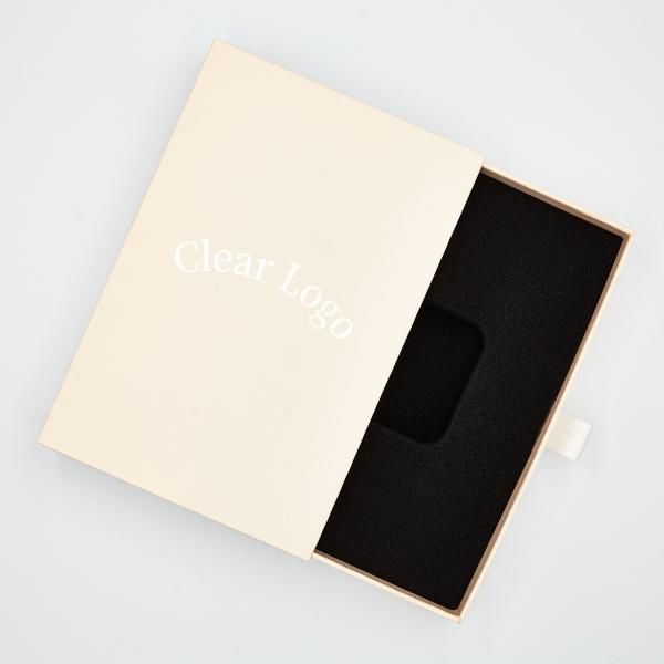 Phone Cover Cardboard Drawer Boxes , Custom EVA Foam Inner Tray Phone Case Box