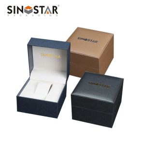 Buy cheap Custom Package Qty Plastic Watch Box with PU With Texture Inside Material from wholesalers