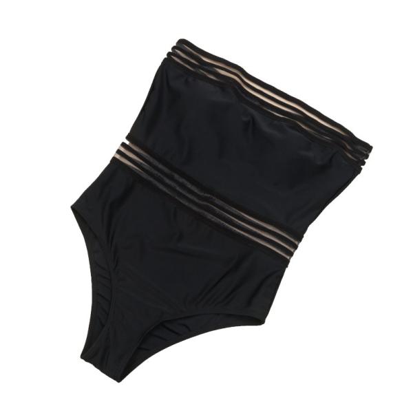 Tiered Layer Tie a Knot Front Top With Low waist Bikini swimsuit high cut