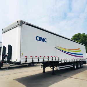 Buy cheap 50T 40ft Curtain Side Semi Trailer With Mechanical Suspension from wholesalers