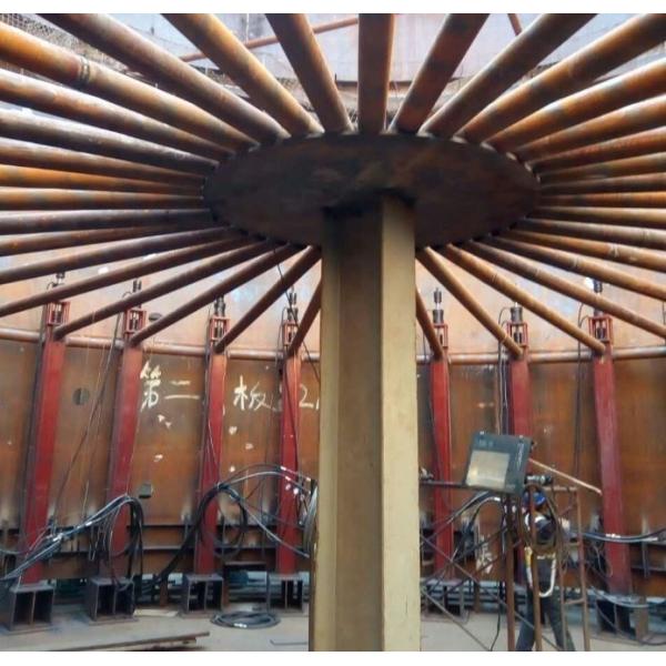 Buy cheap Hydraulic Simple Chuck Type Tank Jacks Total Height 3460 mm with Hydraulic Power Source from wholesalers