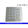 Buy cheap Numeric Illuminated Backlit Metal Keypad 16 Keys for Security Access Control System from wholesalers
