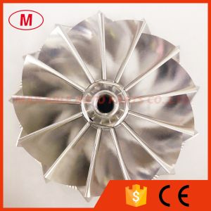 Buy cheap GT5534 115.00/152.00mm 13+0 blades high performance Bullet Head Turbo aluminum 2618/milling/billet compressor wheel from wholesalers