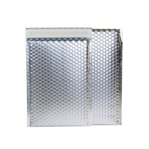 Buy cheap Custom Silver Customizable Sparkle Offset Printed Shockproof Bubble Bags from wholesalers