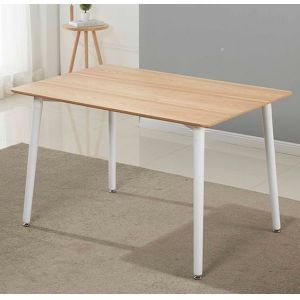 Buy cheap Rectangular European Style Mdf Dining Table With Metal Legs For Restaurant Furniture from wholesalers