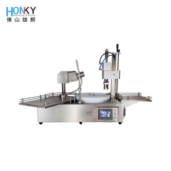 Quality Desktop 3ml Vial Liquid Filling And Capping Machine With High Precision Filling Pump For Pharma Liquid Filling for sale