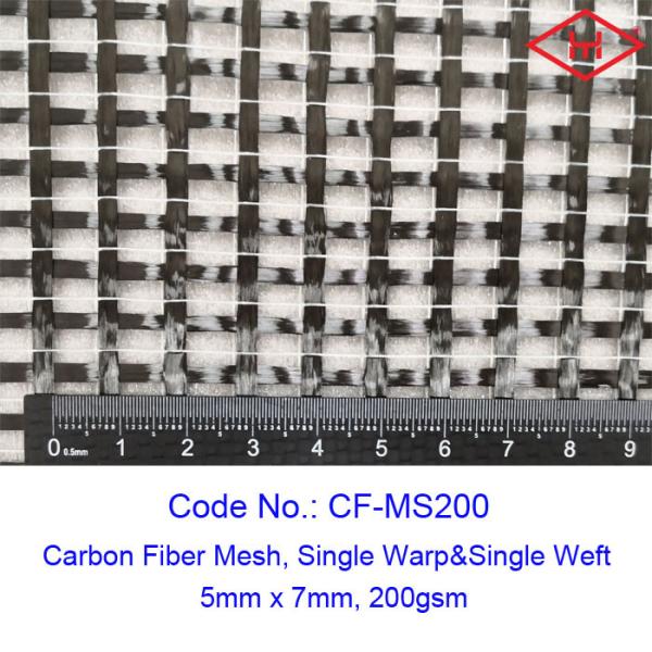 Buy cheap Unidirectional 200gsm 12K Carbon Fiber Fabric Mesh Sustainable Concrete For Structure from wholesalers