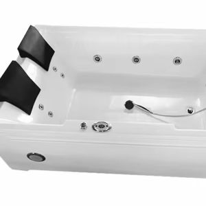 Buy cheap 1500mm White Acrylic Hot Tubs And Jacuzzis Two Person Spa Tub For Bathroom from wholesalers