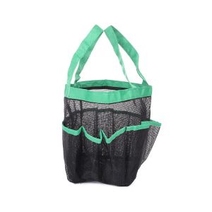 Multifunctional Mesh Bag 8 Pockets Swimming Beach Bag Travel Toiletry Bag For