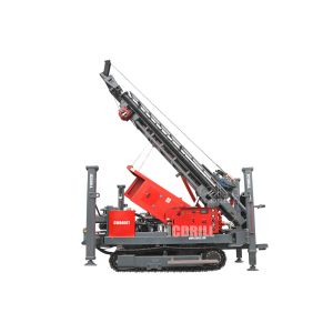 CWD400T 400m Mud Rotary and DTH Water Well Drilling Rig