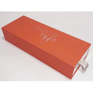Recyclable Gift Packing Boxes Cardboard Foldable Paper Box Silver Cardboard
