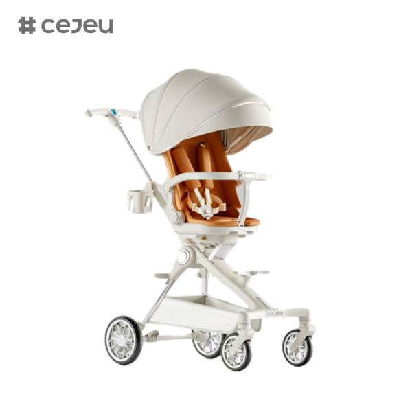 Quality CJ-XL 15L Best-selling folding portable Baby stroller lie 360 degrees can rotate the seat baby stroller for sale